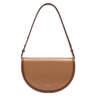 muva半圆形马鞍包斜挎包单肩婚包红色包包高级感小众女士2023新款