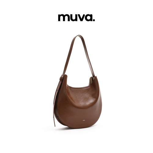 MUVA秋冬新款托特包女美拉德法