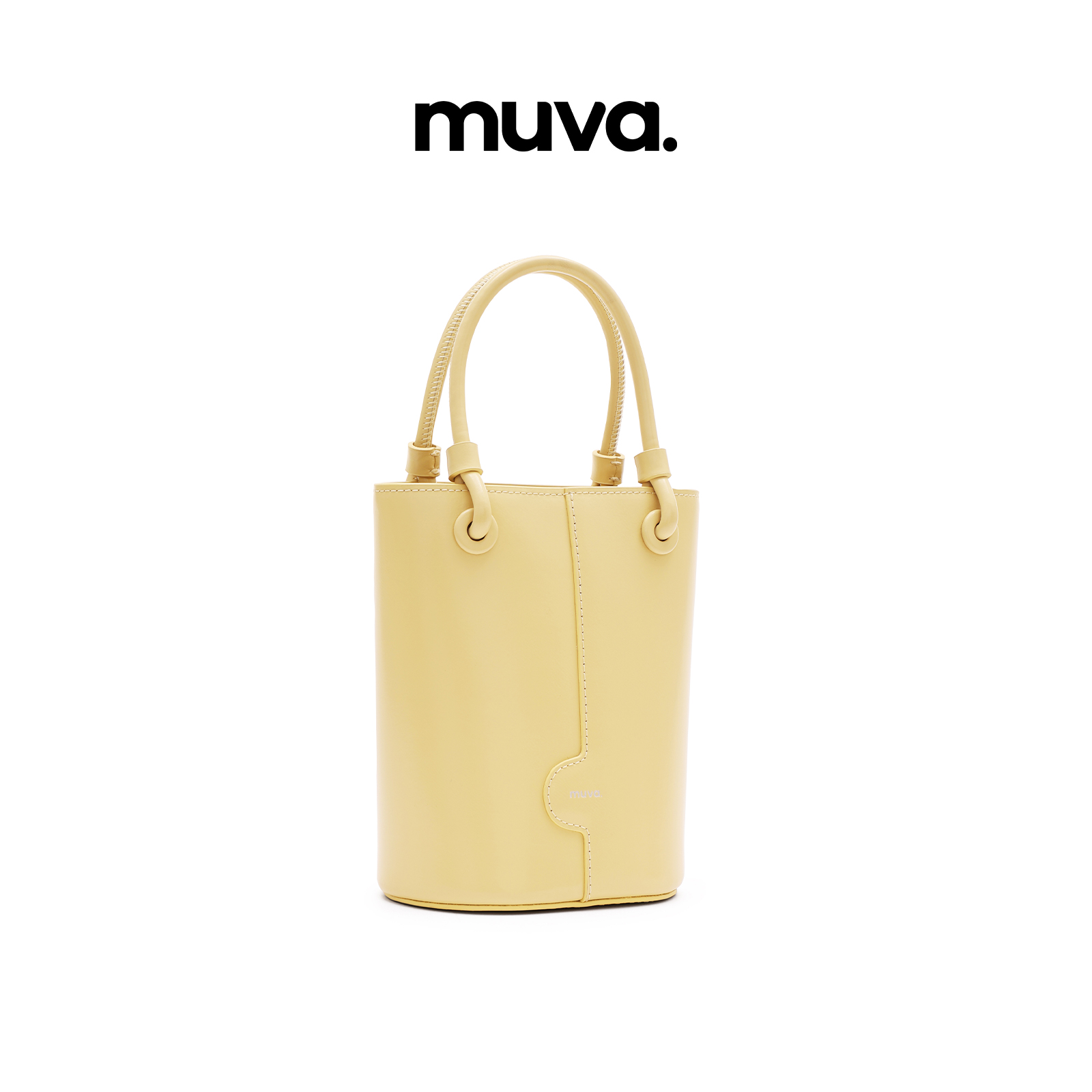 MUVA手拎小水桶包手提包 斜挎包包女高级感轻奢