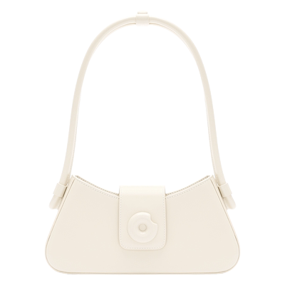 MUVA高级感法式真皮法棍腋下包女