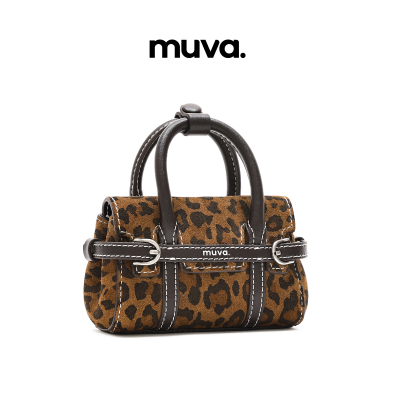 muva.町町包 豹纹耳机包秋冬复古高级感小众原创迷你包2025年新款