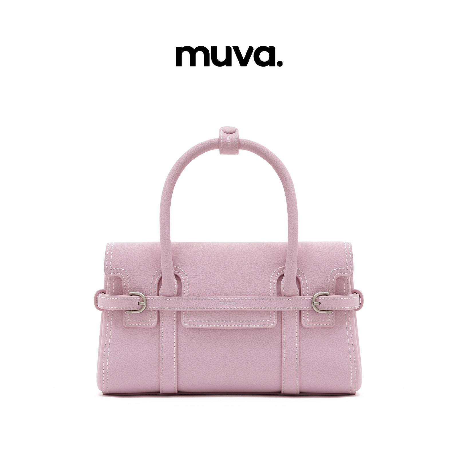 muva.复古风麂皮手提包女 小众设计高级感轻奢女包2026年新品