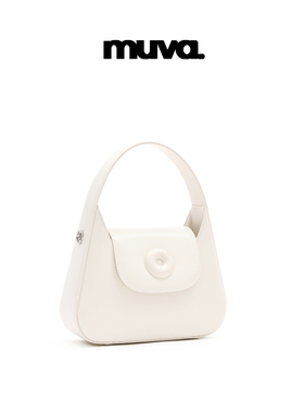 MUVA牛角包女手提包质感斜挎小包2024新款通勤包新款