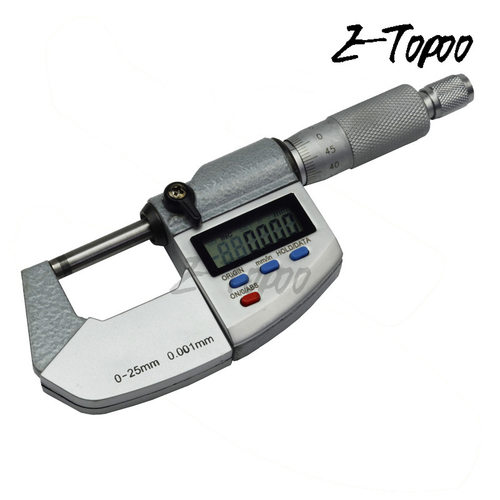 HUOTO 0-25mm IP65电子数显外径千分尺电子螺旋测微器测厚仪卡尺