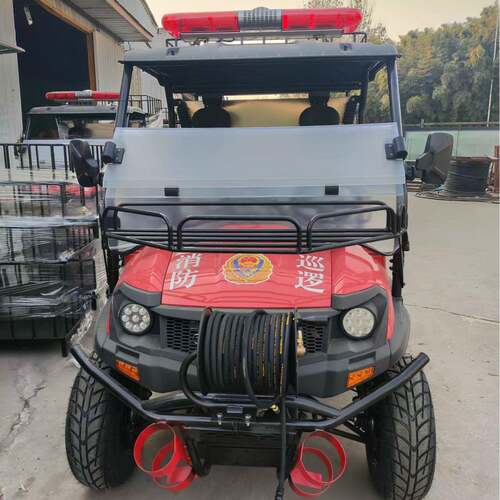 微型消防救援摩托车 城镇火灾救援逃生消防车 四轮摩托车