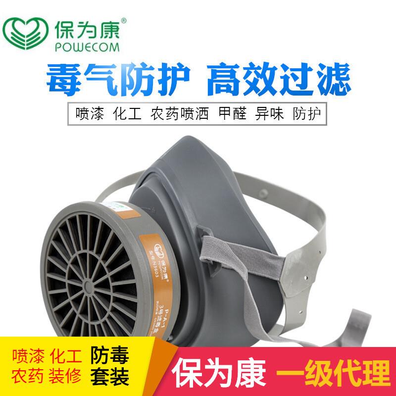 3600防毒面具化工口罩农药喷漆油漆安全帽防雾防护异味