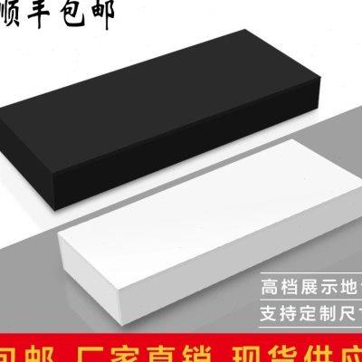 定做模特站台木质服装店地台长方形箱包鞋店展柜底座展示台流水台