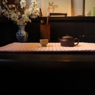少女心茶垫加厚茶席原创手工干泡垫家用桌布茶具配件 南街壶娘