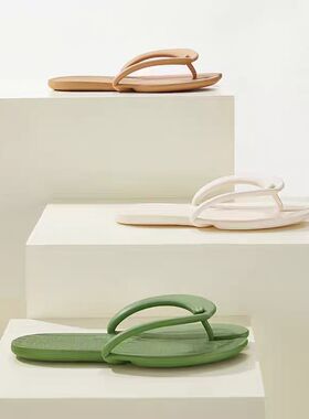 可拆卸旅行便携式拖鞋男女情侣旅游超薄可折叠出差酒店洗澡凉夹拖