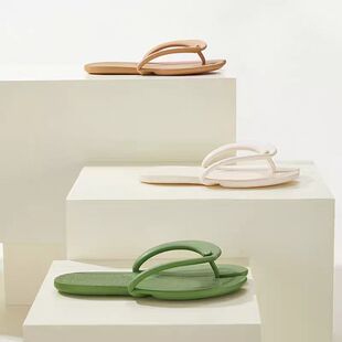 可拆卸旅行便携式拖鞋男女情侣旅游超薄可折叠出差酒店洗澡凉夹拖