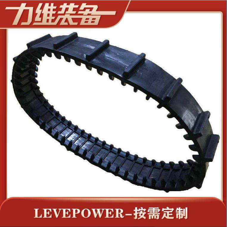 厂家JS-4防阻燃橡胶履带耐高温履带橡胶履带