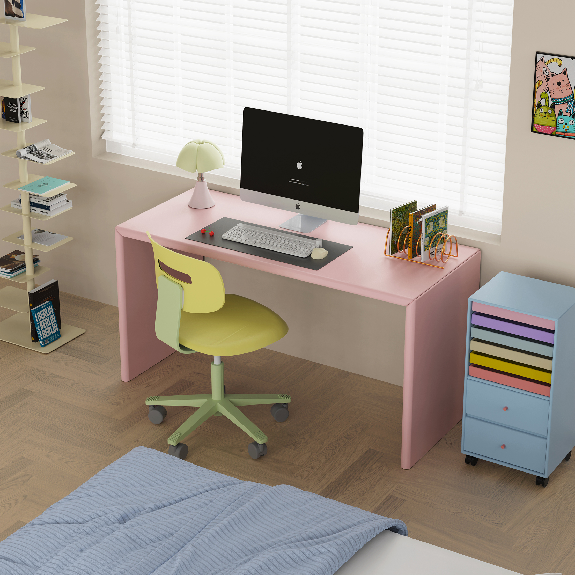 独也/Montana意式极简书桌可定制桌子现代简约办公桌电脑桌多巴胺