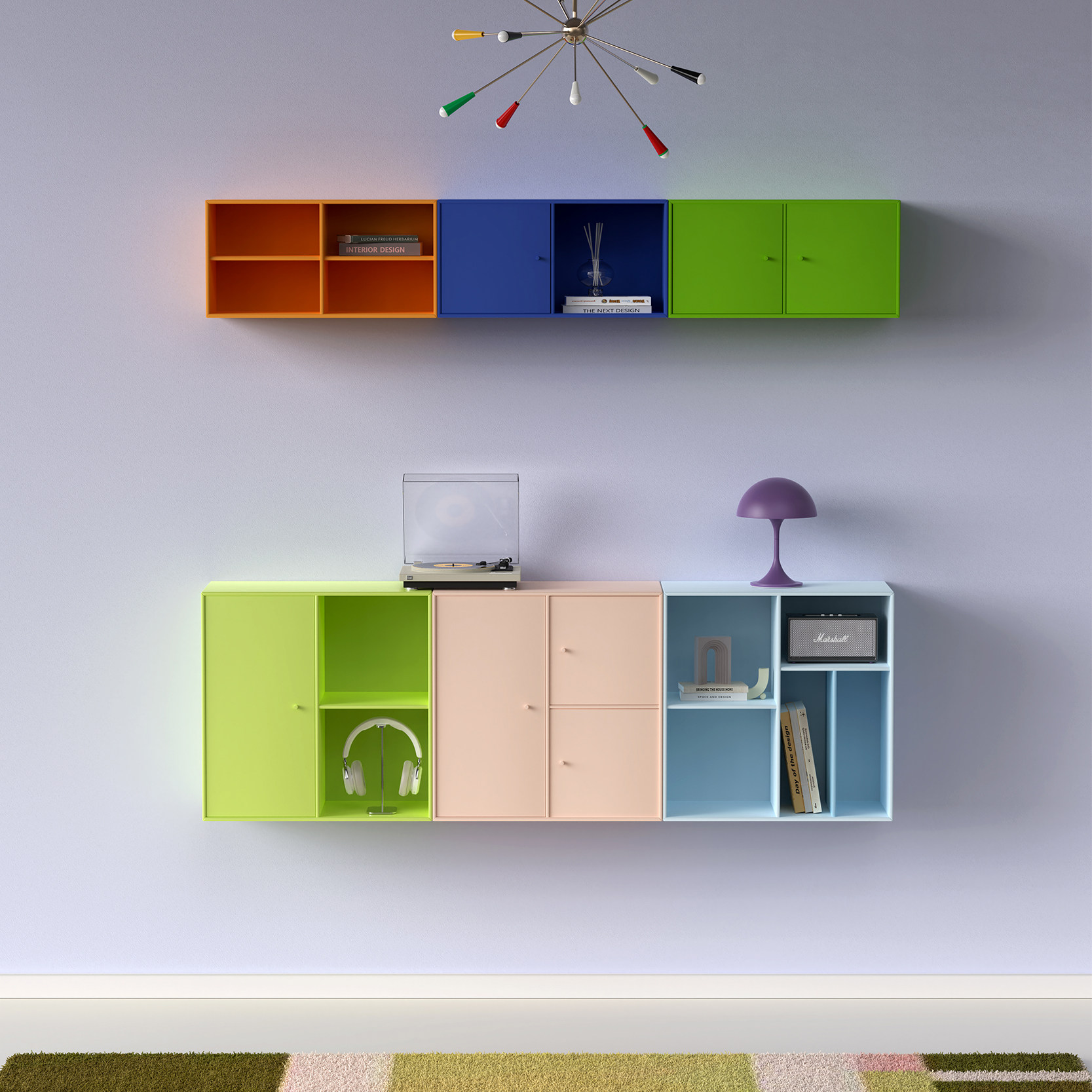 独也/Montana壁柜北欧风客厅边柜书柜餐厅吊柜挂墙多巴胺可定制,住宅家具,吊柜/壁柜,淘宝优惠券,粉丝福利购,淘宝优惠卷