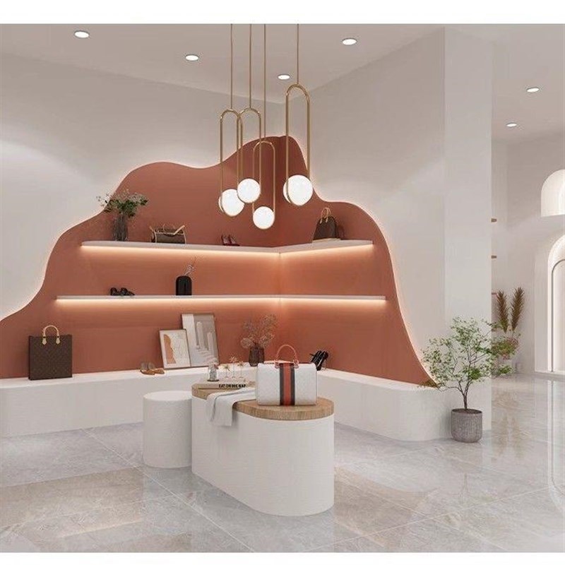 鞋展示架实体店商场上墙架书一隔板装壁挂式鞋R字童店店铺鞋包架