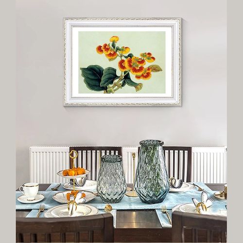 苏绣初学DIY套件材料包 工笔花卉 客厅卧室餐厅 手X工刺绣装饰画