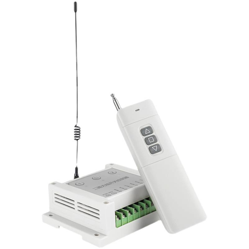 电机正反转220vl380v倒顺大棚卷帘机无线遥控器远程控制配电柜开