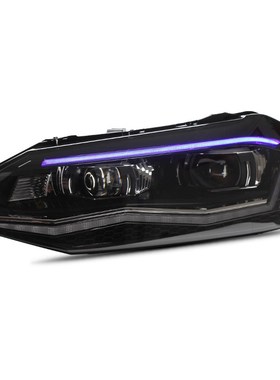 VW POLO Headlilght 2012-2019 Year With DRL Front Lamp Assemb