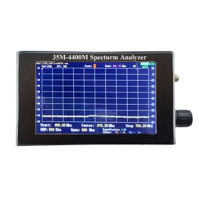 35M-4400M 4.3 Inch pSpectrum Analyzer LCD Screen Professiona