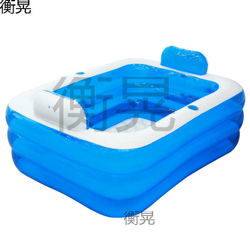 ?大人充气浴缸家用双人超大号洗澡盆儿童简易浴盆成人折叠泡澡