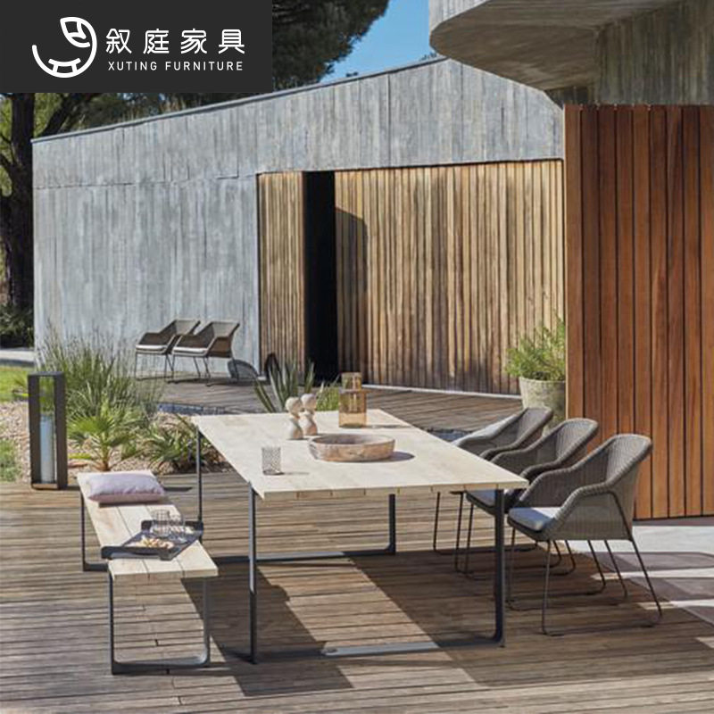 藤椅室内阳台沙发组合庭院别墅仿藤编桌椅户外露天咖啡厅家具防晒