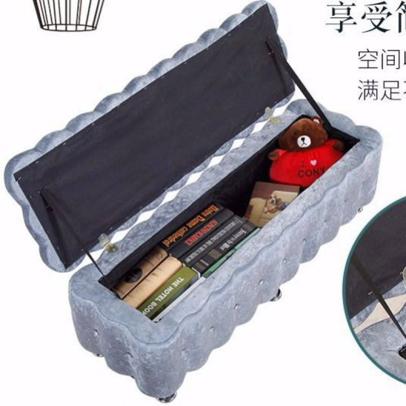 收纳凳子储物凳可坐成人沙发小凳子家用凳子时尚创意门口换鞋凳子