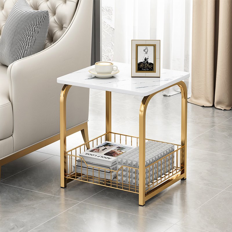 茶几客厅家用轻奢现代沙发边几小户型家用简约角几边柜置物收纳
