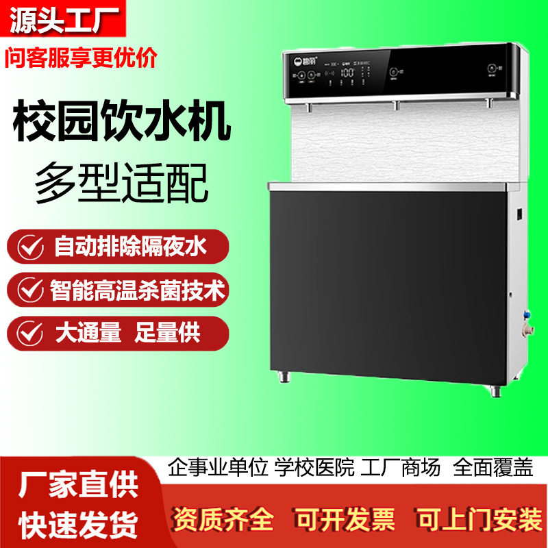 碧丽凉白开饮水机校园温热两用小学生专业直饮水机RO反渗透过滤