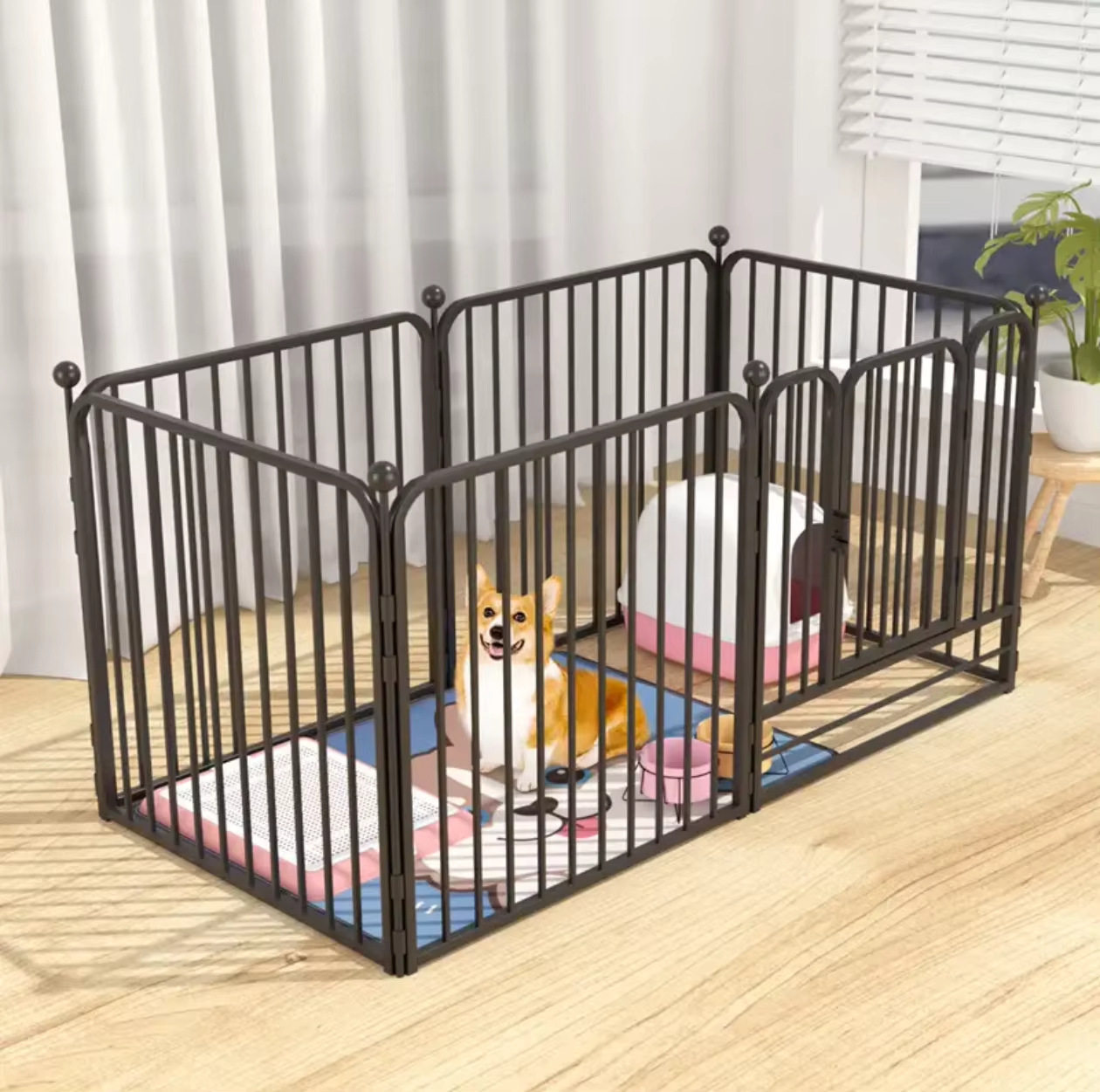 升级款方管狗狗围栏栅栏、室内宠物围栏狗栅栏、大型犬中型犬狗窝,电子元器件市场,电线扎带/束线带,淘宝优惠券,粉丝福利购,淘宝优惠卷