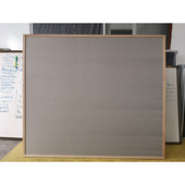 单面红色绒布板 木质边框绒布展水松板 多色可选布告留言板