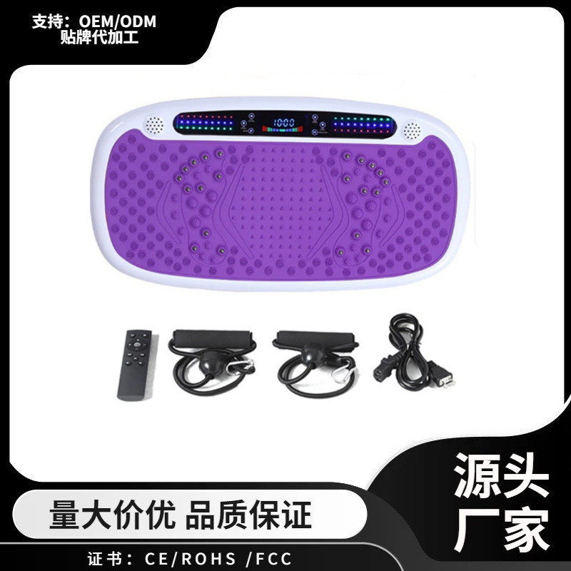 跨境站立式抖抖机美腰甩脂机全身懒人健身震动律动机家用批发