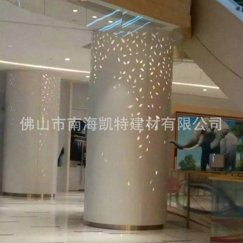 雕花铝单板造型铝板艺术冲孔镂空门头幕墙天花外墙面装饰直销全铝
