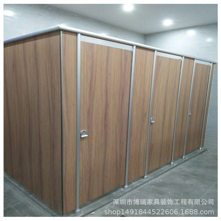 厕所隔断门板 不锈钢公共卫生间洗手间隔断板PVC抗倍特试衣间隔板