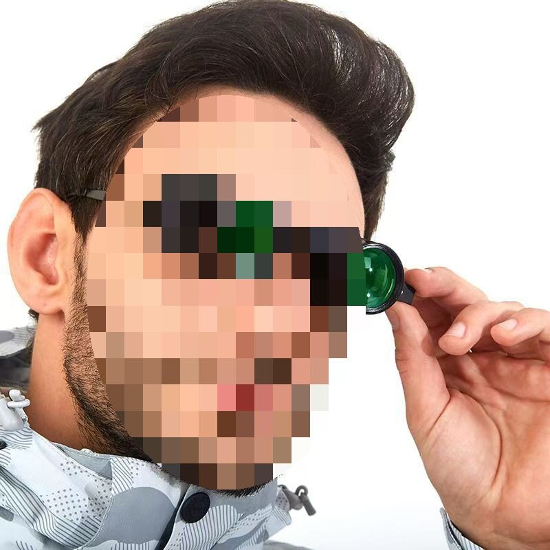 R1Y钓鱼望远镜户外看鱼漂专用高倍放大高清眼镜头戴式看话剧台钓