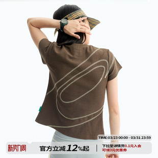 江南先生NewJNXS针织毛巾布运动圆领短袖 夏撞色哈苏线宽松T恤女款