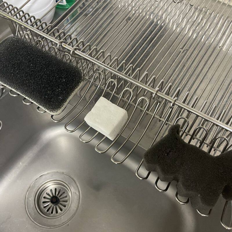 厨房水槽免打孔壁挂不锈钢皂碟架卫生间多功能肥皂沥水架