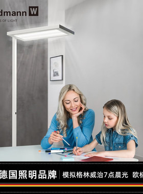 德国Waldmann沃达迈大路灯儿童护眼落地灯学生钢琴灯学习桌LED灯