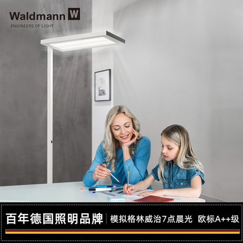 德国Waldmann沃达迈大路灯儿童护眼落地灯学生钢琴灯学习桌LED灯