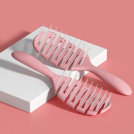 顺发梳头发蓬松神器蓝色按