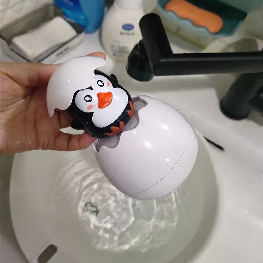 宝宝小黄鸭子恐龙蛋戏水玩具浴室喷水婴儿洗澡花洒儿童浴室男女孩