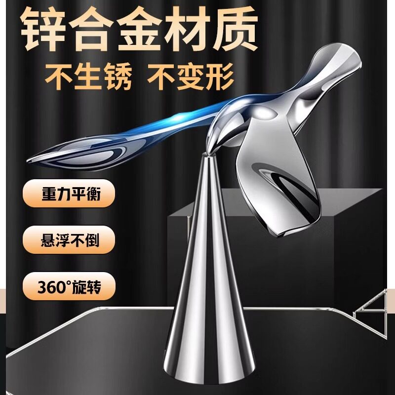2024新款飞鸟开瓶器不倒翁平衡鸟不锈钢金属啤酒红酒开酒器起瓶器图片