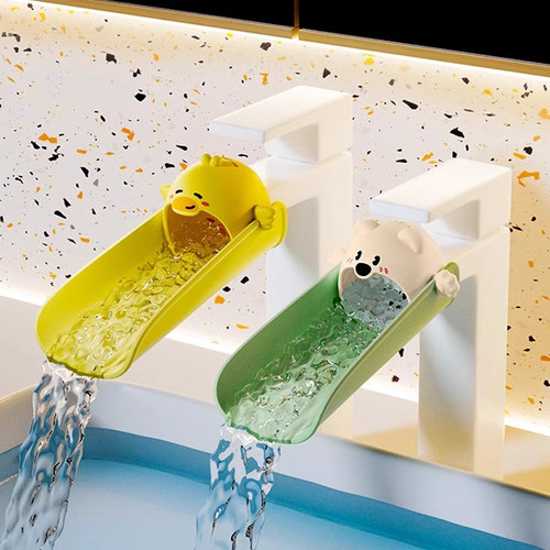 水龙头延伸器宝宝洗手可爱卡通儿童通用硅胶加长延长开关防溅神器