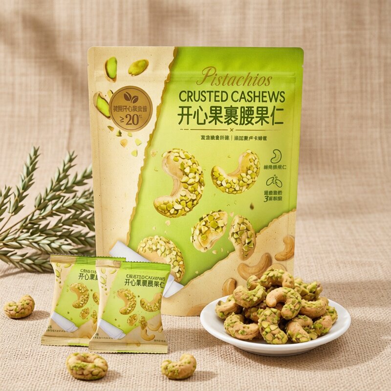 山姆开心果裹腰果仁低GI图片