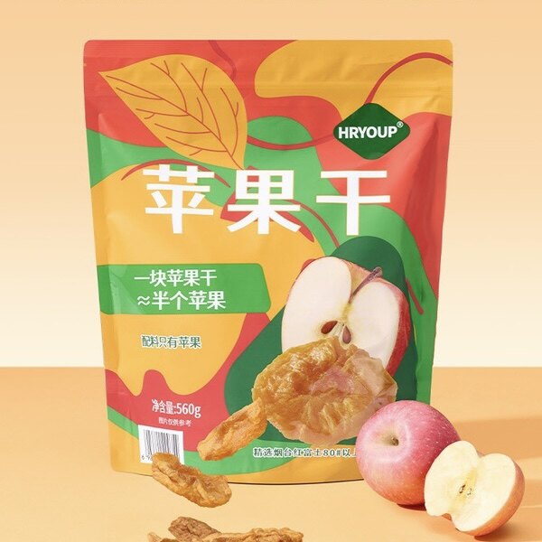 山姆苹果干烟台红富士苹果0添加健康零食果干类果脯蜜饯正品代购