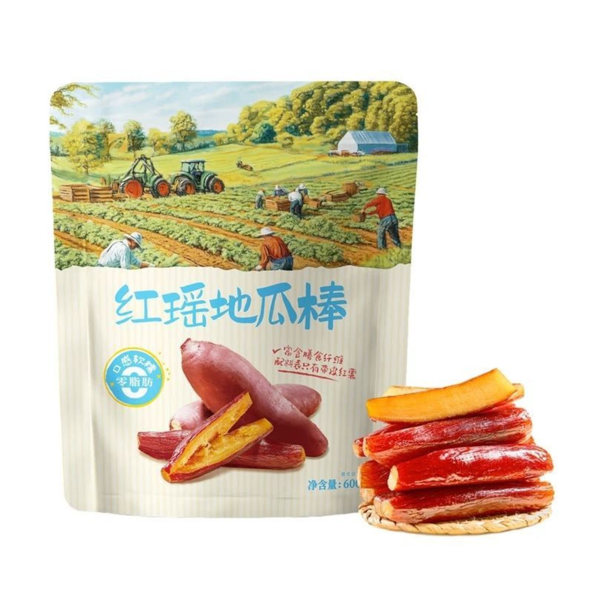 山姆会员商店代购 新品 红瑶地瓜棒 富含膳食纤维烤无添加0脂肪