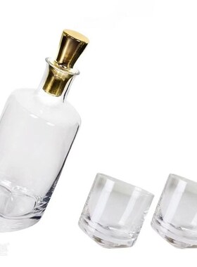 轻奢玻璃红酒醒酒k器酒柜酒具摆件客厅样板间饭厅家居桌面软装饰