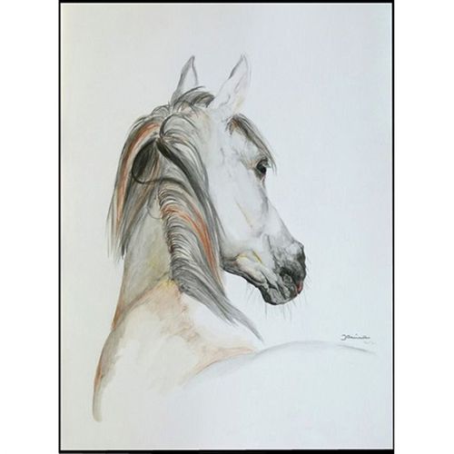 非遗苏绣DeIY套件初学 白马 客厅卧室餐厅办公室 手工刺绣装饰画