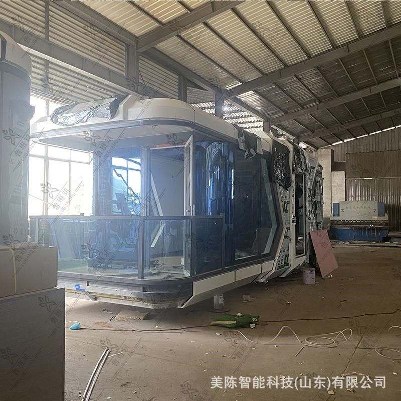 钢结构移动房屋户外创意别墅商铺办公室双P层苹果舱民宿太空舱