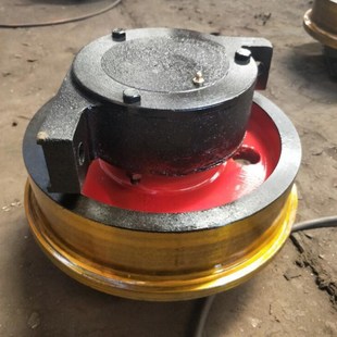 行车轮单双梁起重k机行车轨道排查表车轮500130从动铸钢车轮组