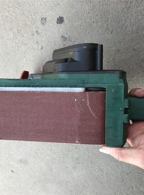 二手PARKSIDE砂带机有调速开x关220伏600瓦用75*457的砂纸打磨
