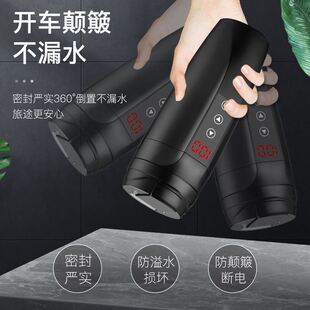 车载电热水壶12kv24v小轿车大货通用便携式 烧水壶加热水杯车家两